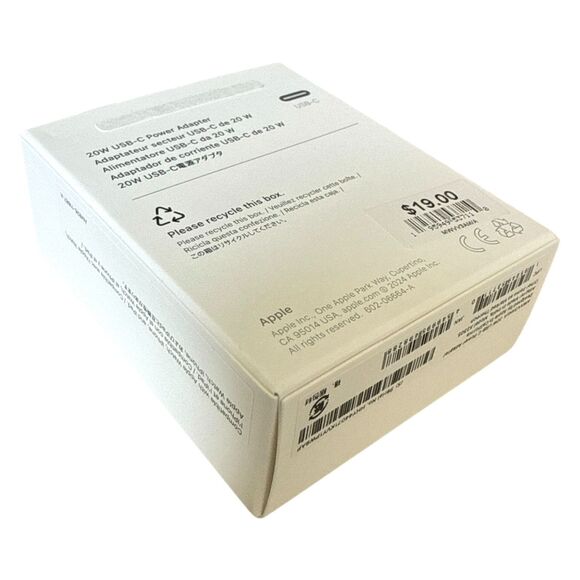 APPLE EMPTY BOX ONLY USB-C 20 W Power Adapter Gift Box Apple Charger Box - Picture 5 of 7